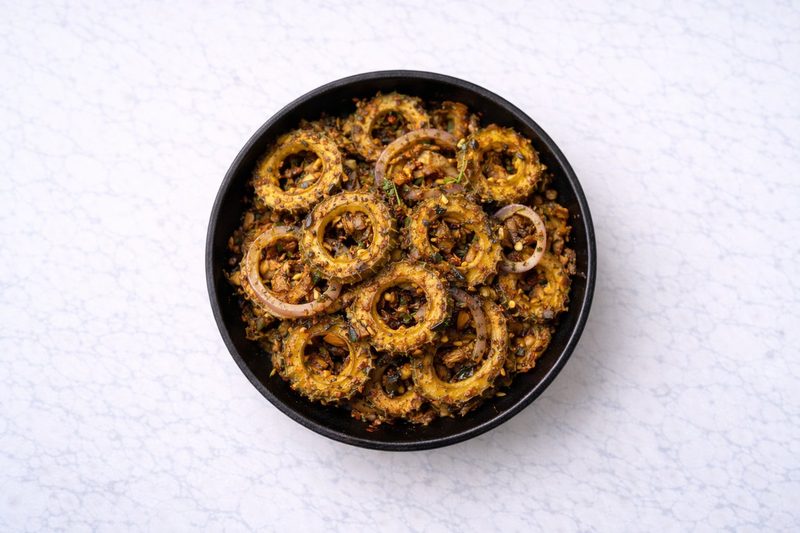Karela (Bitter Gourd) Stir Fry