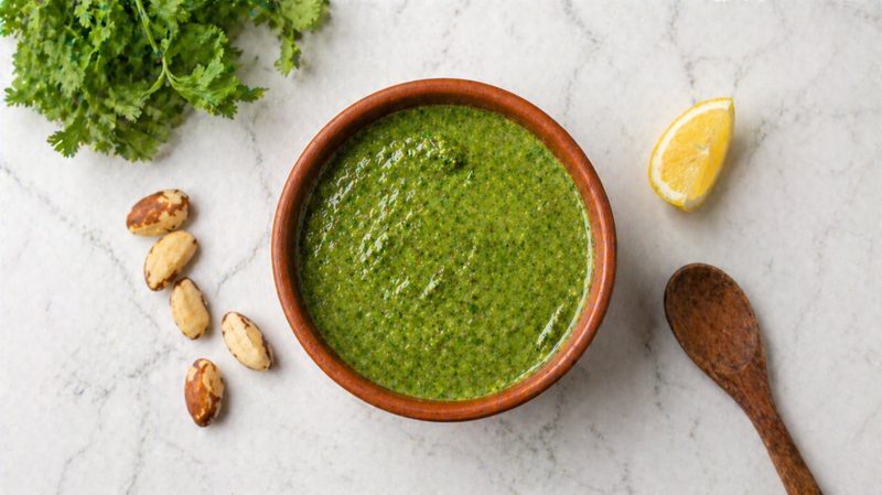 Brazil Nut and Coriander Chutney