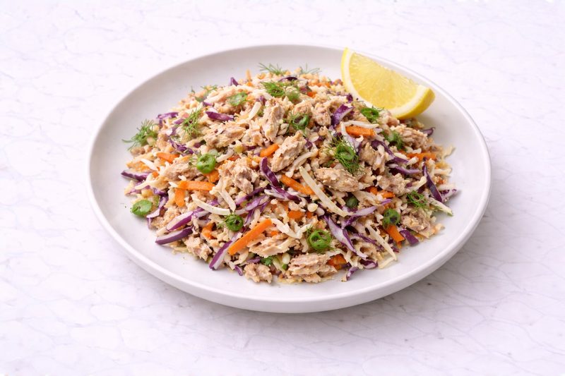 Cabbage and Tuna Protein Salad