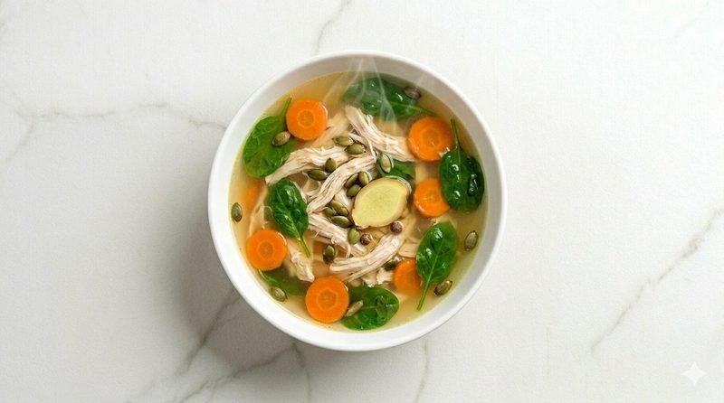 Chicken and Vegetable Thyroid Soup