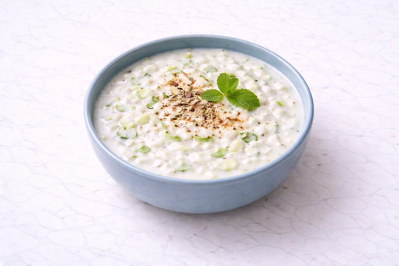 Cucumber and Jeera Raita