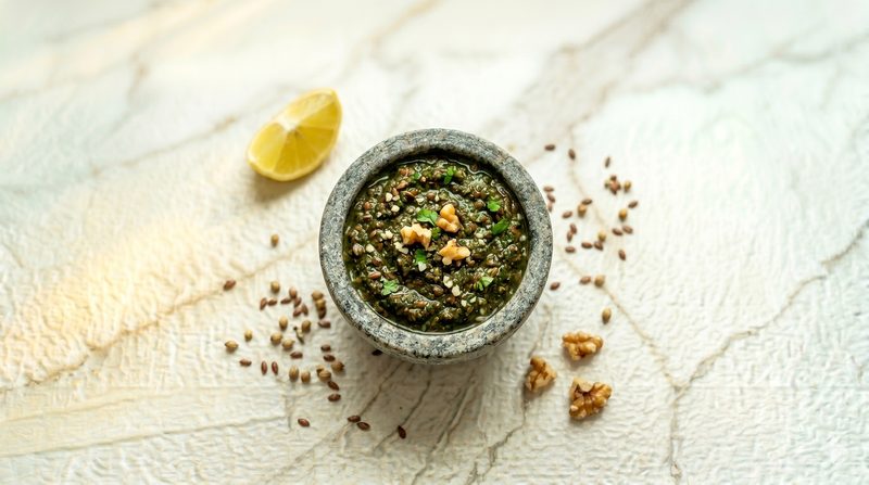 Walnut and Flaxseed Chutney