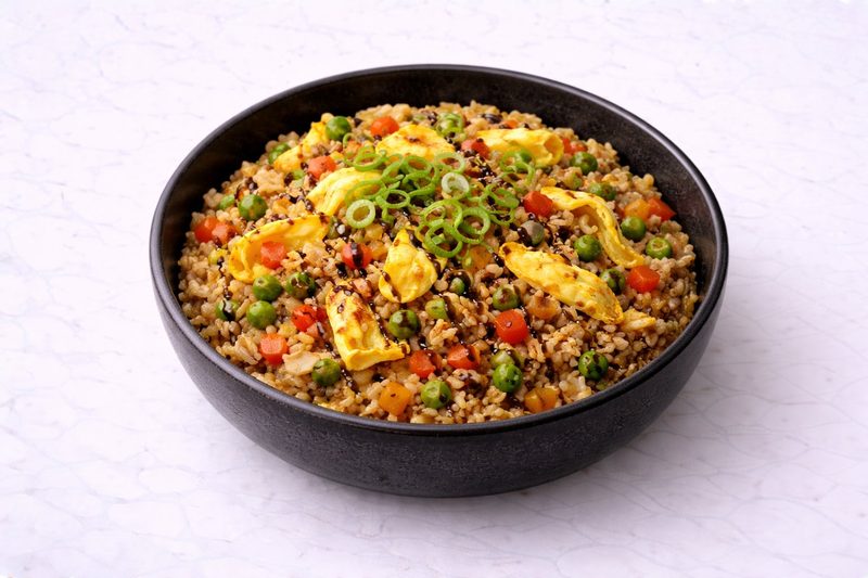 High-Protein Egg and Vegetable Brown Rice