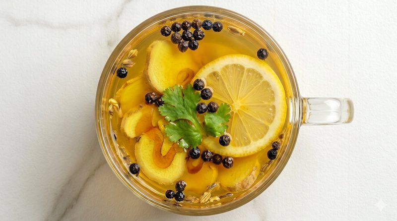 Anti-Inflammatory Lemon Ginger Turmeric Tea