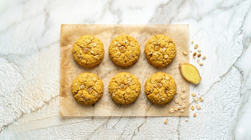 Ginger and Oat Anti-Nausea Biscuits