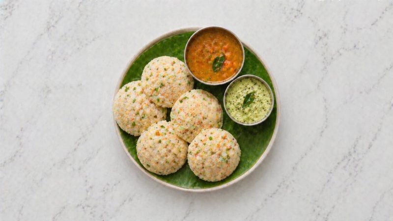 Oats and Semolina Idli