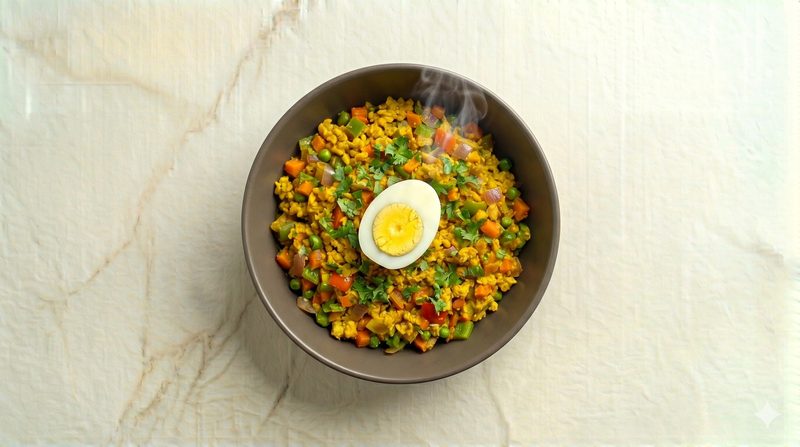 Savoury Masala Oats (15 Minutes)