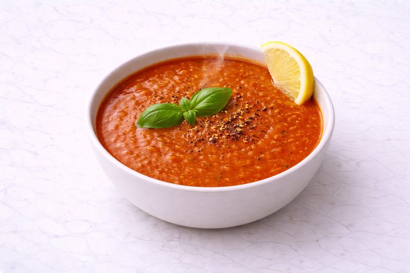 Tomato and Lentil Starter Soup