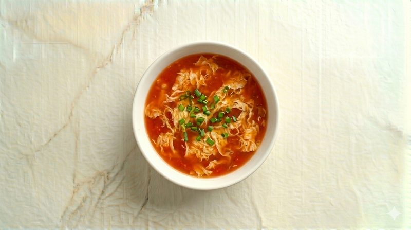 Tomato and Egg Drop Soup
