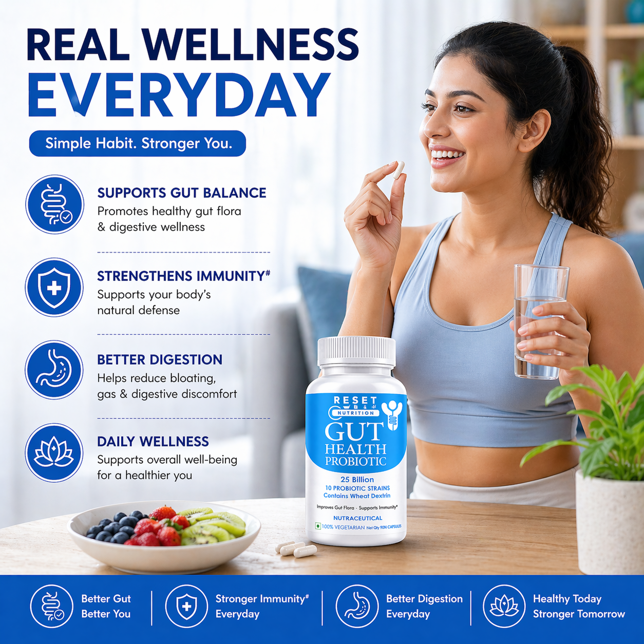 Gut Health Probiotic Capsules