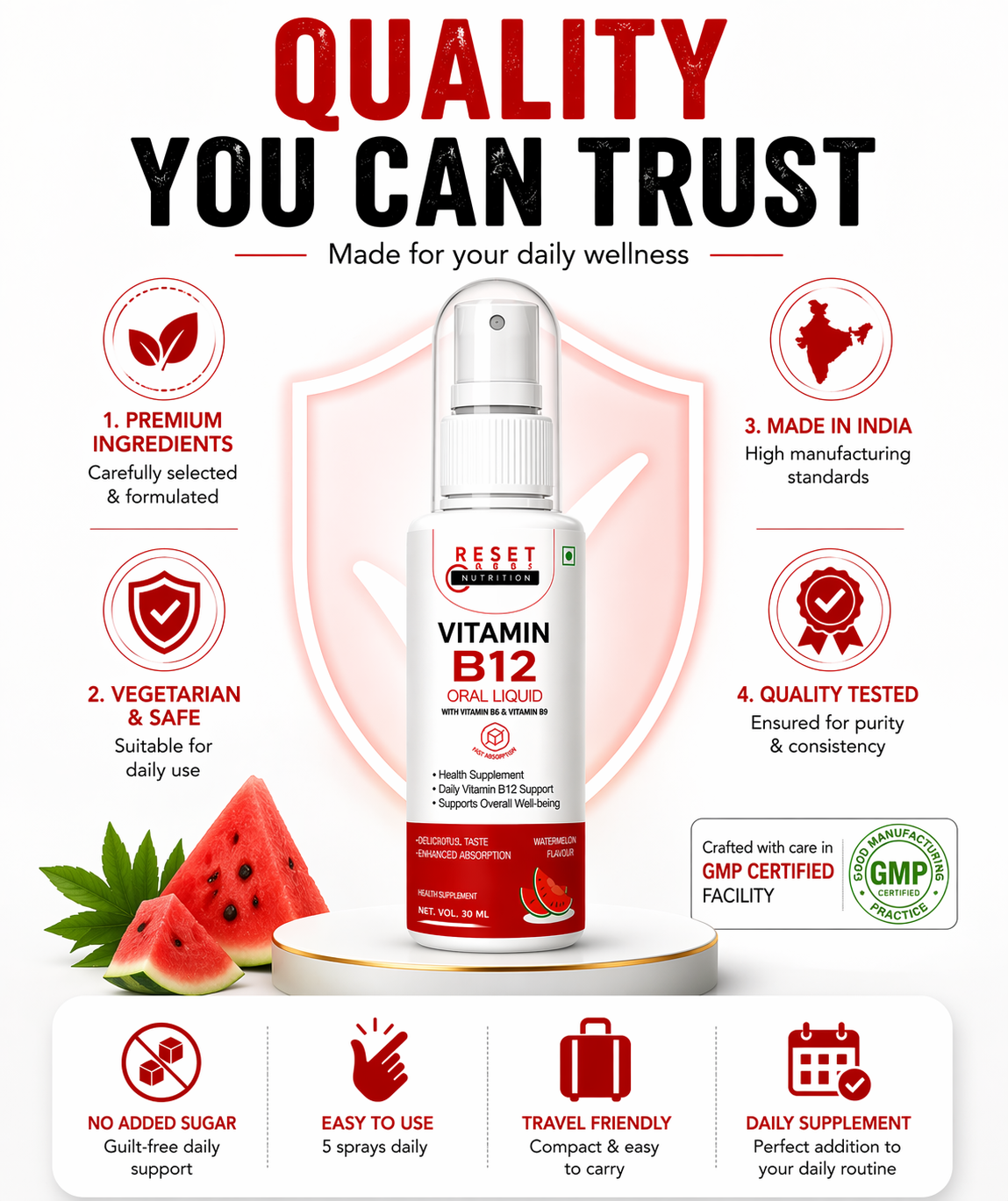 Vitamin B12 Oral Spray