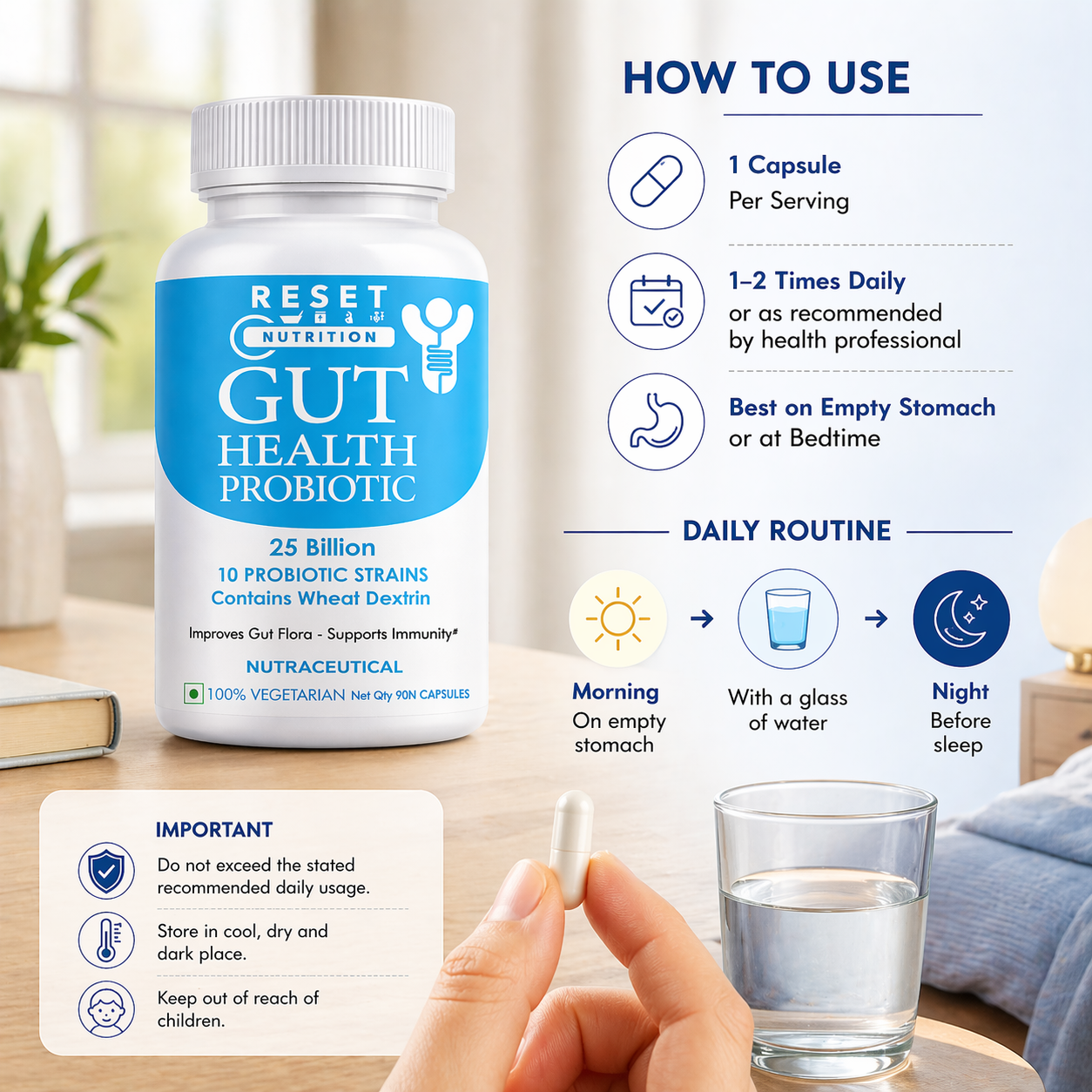 Gut Health Probiotic Capsules