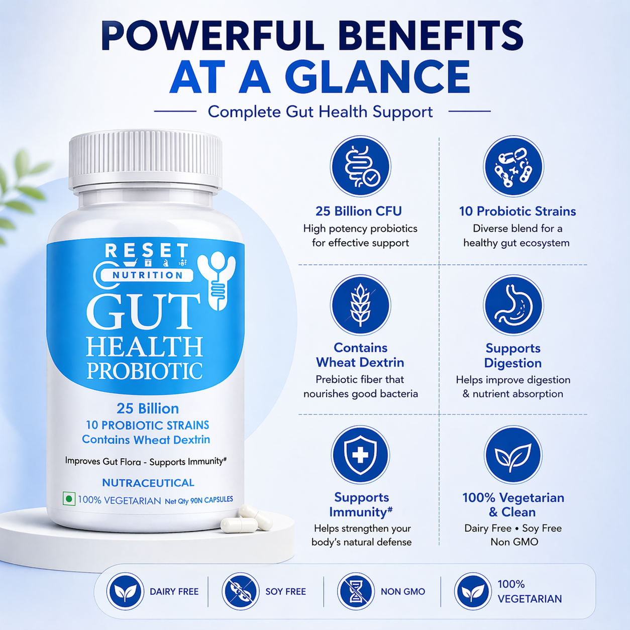 Gut Health Probiotic Capsules