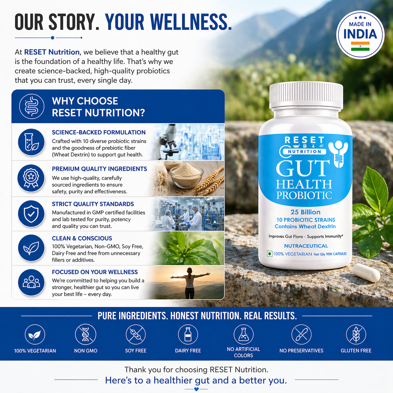 Gut Health Probiotic Capsules